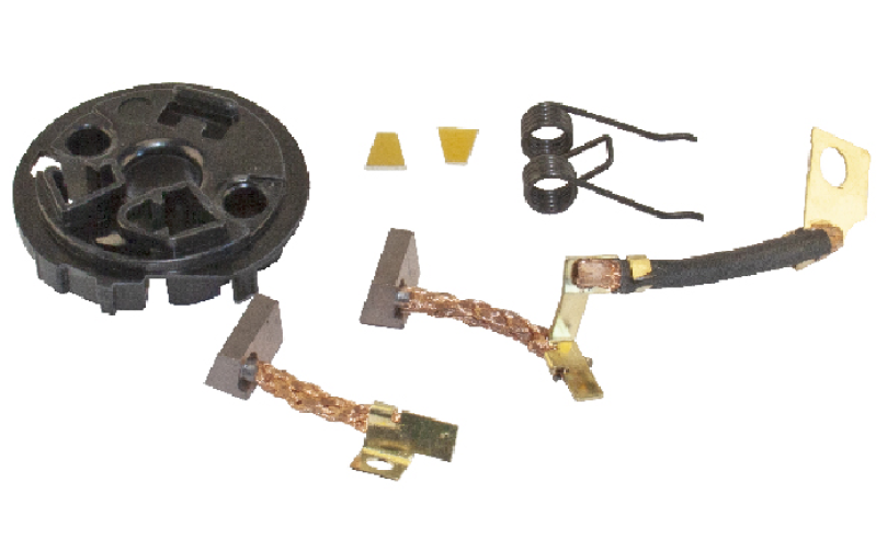 Щетки стартера D6R + кронштейн