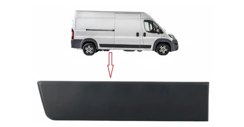 Накладка F Ducato 06>18 LONG бік. зад. прав. перед аркою 81x19cm