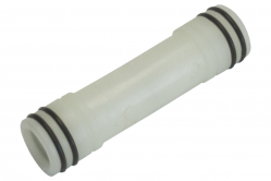 Патрубок Iveco E2/3 2,8TD/JTD пластик помпа>термостат 84mm (99443808)