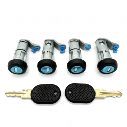 Личинка замка Iveco E3/4/5 комплект 4 шт с корпусами